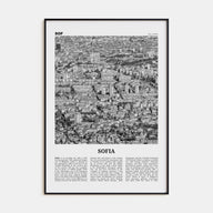 Sofia Travel B&W Poster