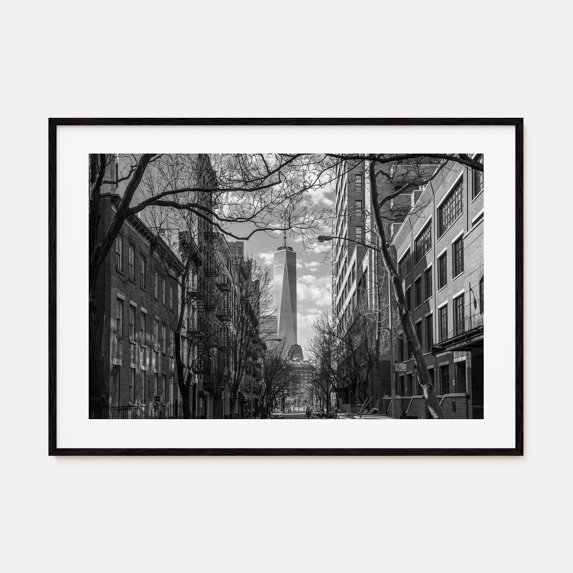 SoHo, New York City Landscape B&W Poster