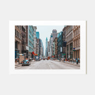 SoHo, New York City Landscape Color Poster