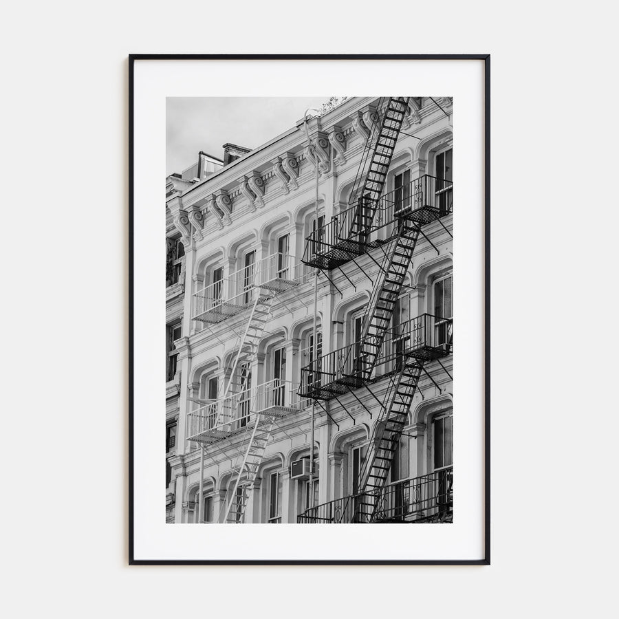 SoHo, New York City Photo B&W Poster