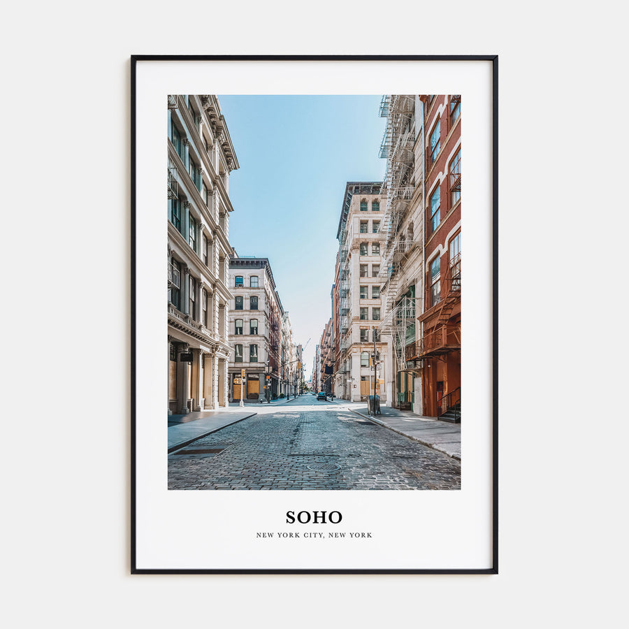 SoHo, New York City Portrait Color Poster