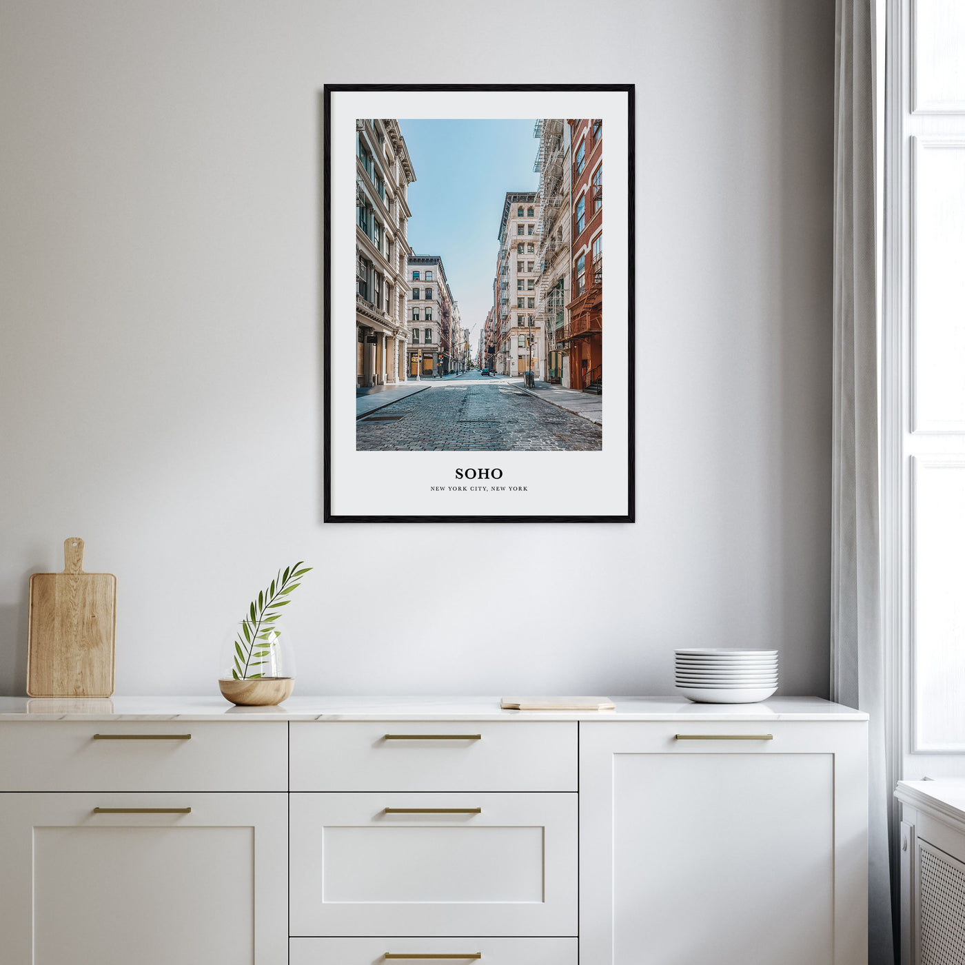 SoHo, New York City Portrait Color Poster