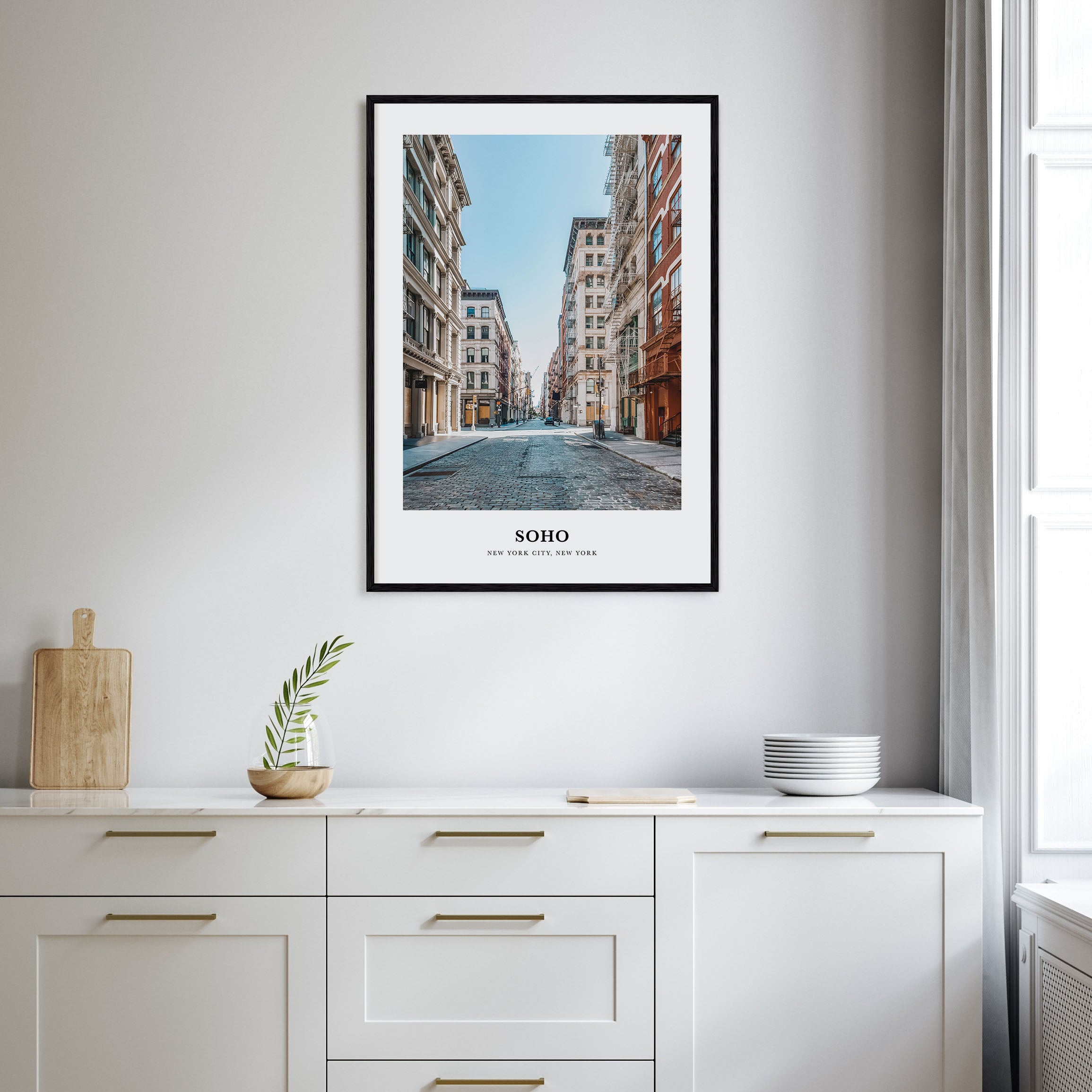 SoHo, New York City Portrait Color Poster