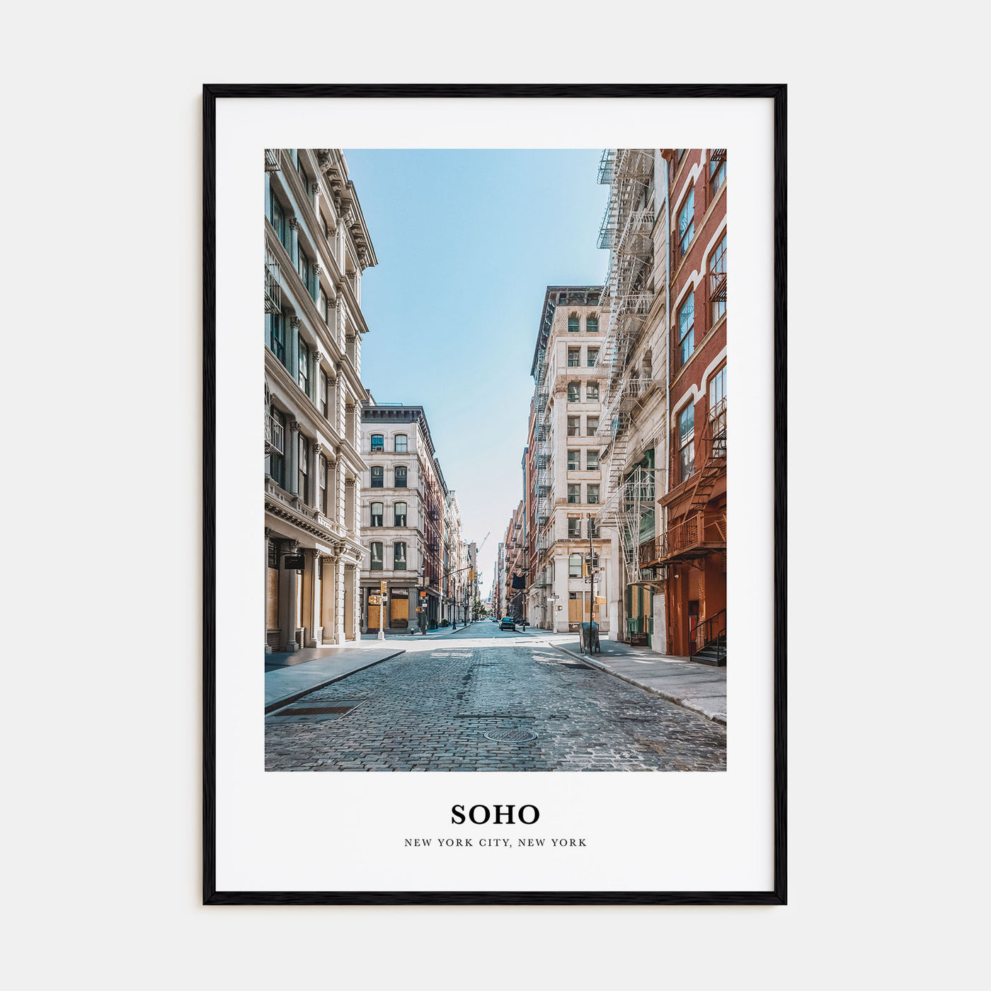 SoHo, New York City Portrait Color Poster
