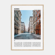 SoHo, New York City Travel Color Poster