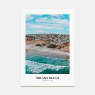 Solana Beach Portrait Color Poster