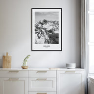 Sölden Portrait B&W Poster