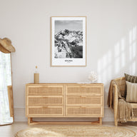 Sölden Portrait B&W Poster