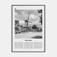 Solvang Travel B&W Poster