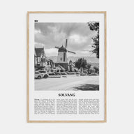 Solvang Travel B&W Poster