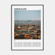 Somaliland Travel Color Poster