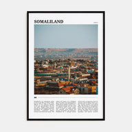 Somaliland Travel Color Poster