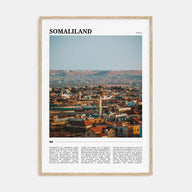 Somaliland Travel Color Poster
