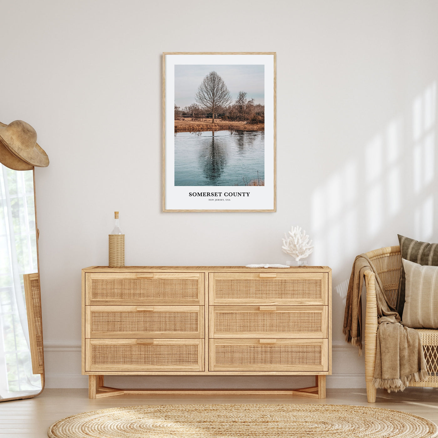 Somerset County Portrait Color Poster