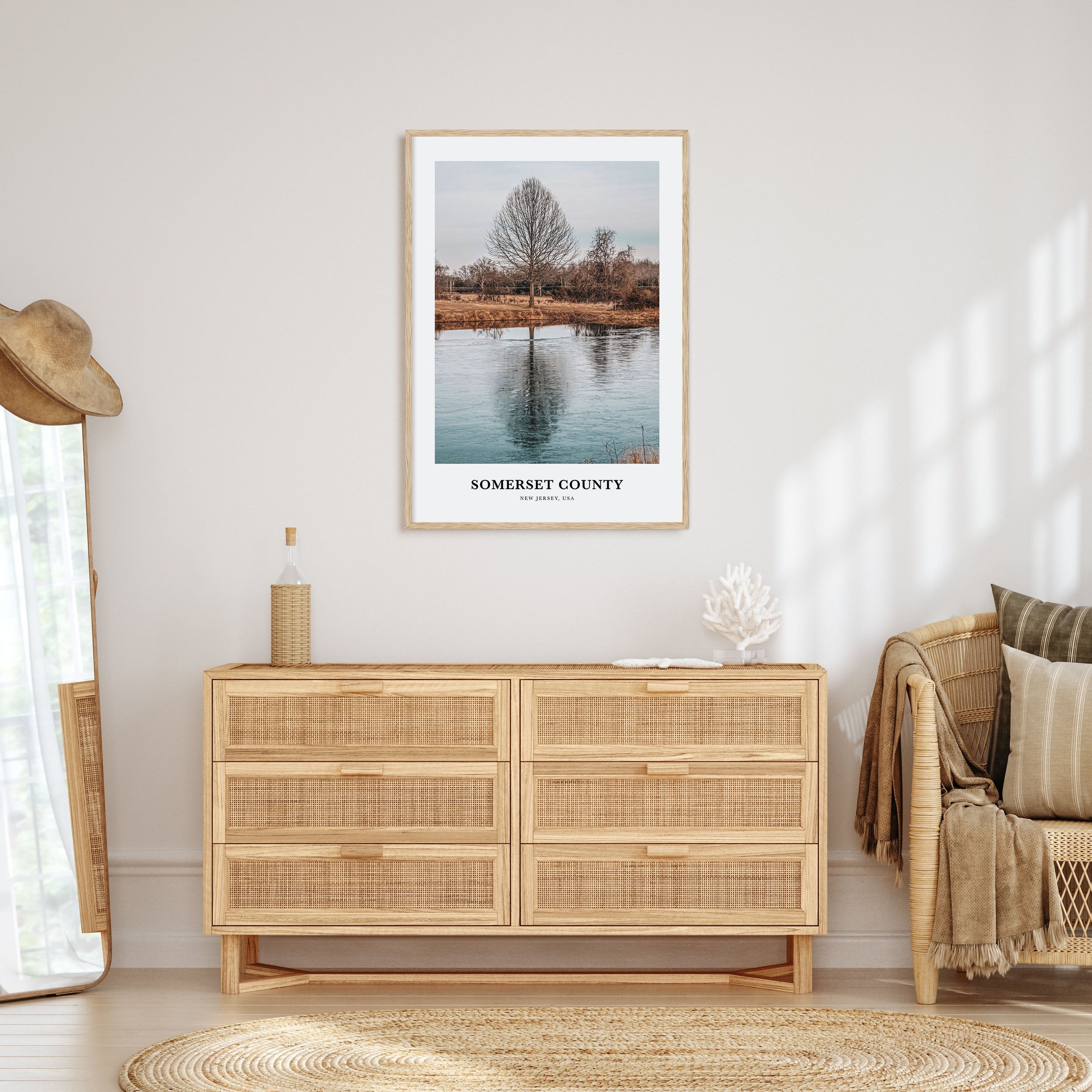 Somerset County Portrait Color Poster