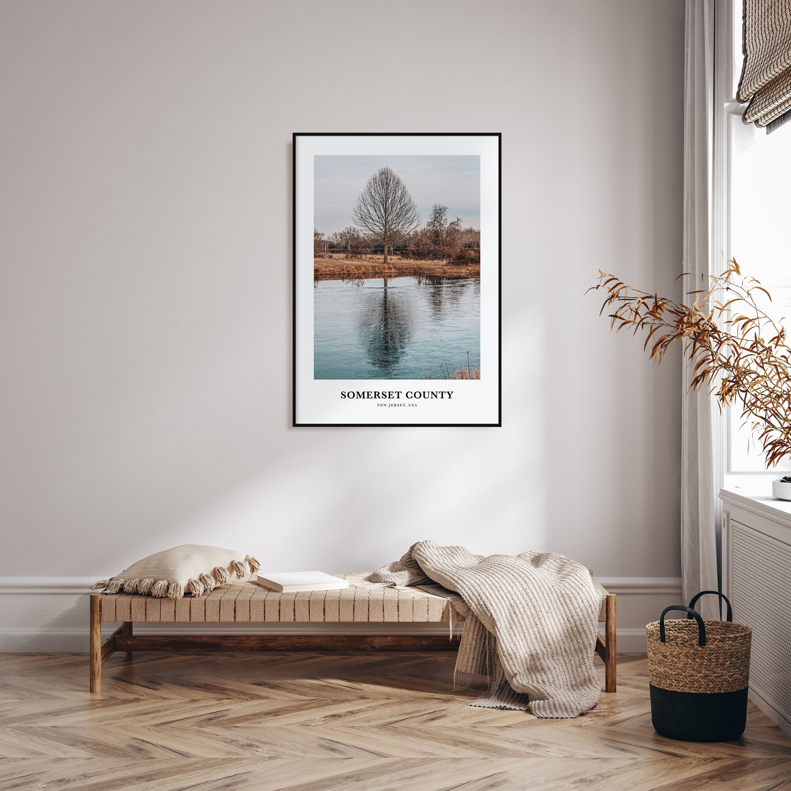 Somerset County Portrait Color Poster