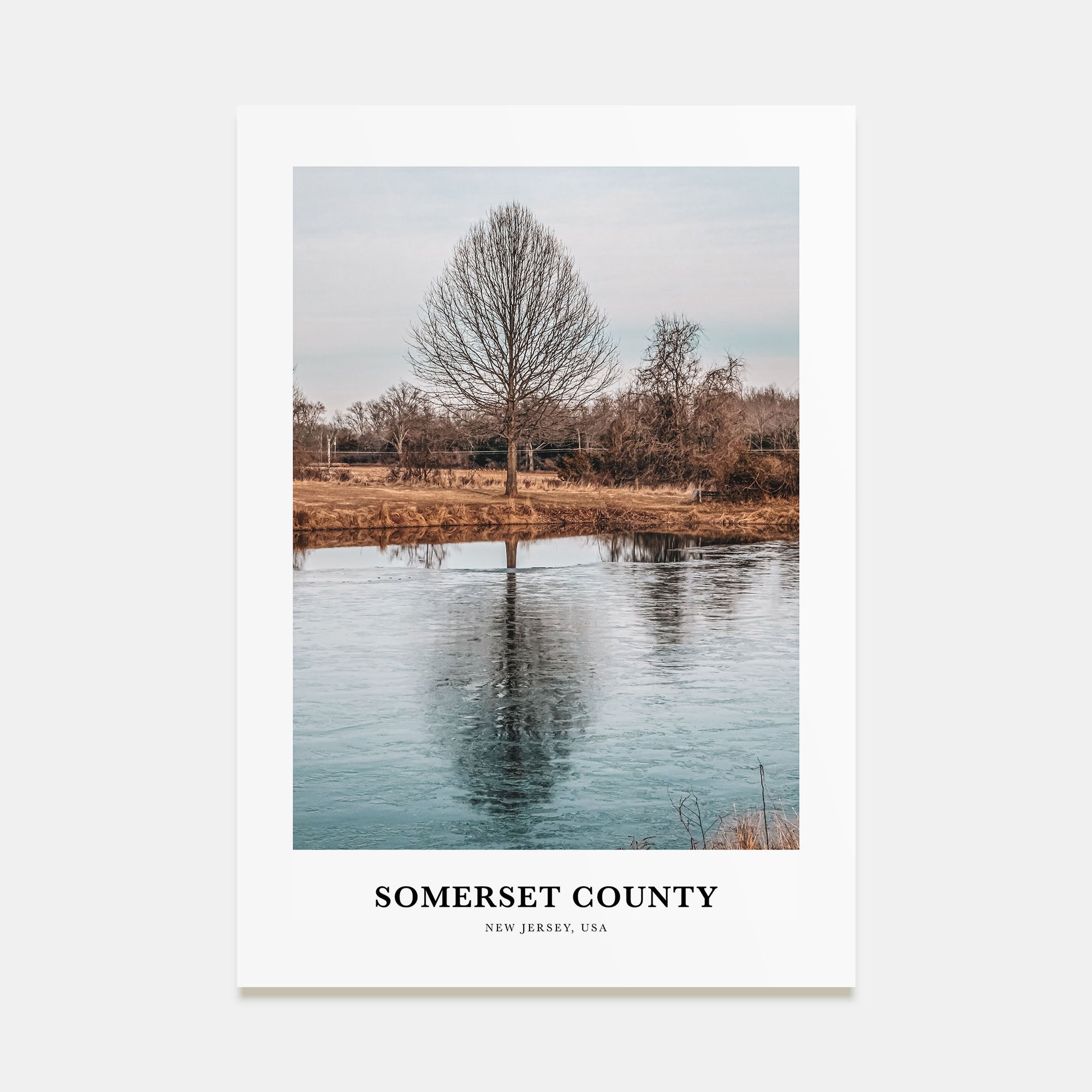Somerset County Portrait Color Poster
