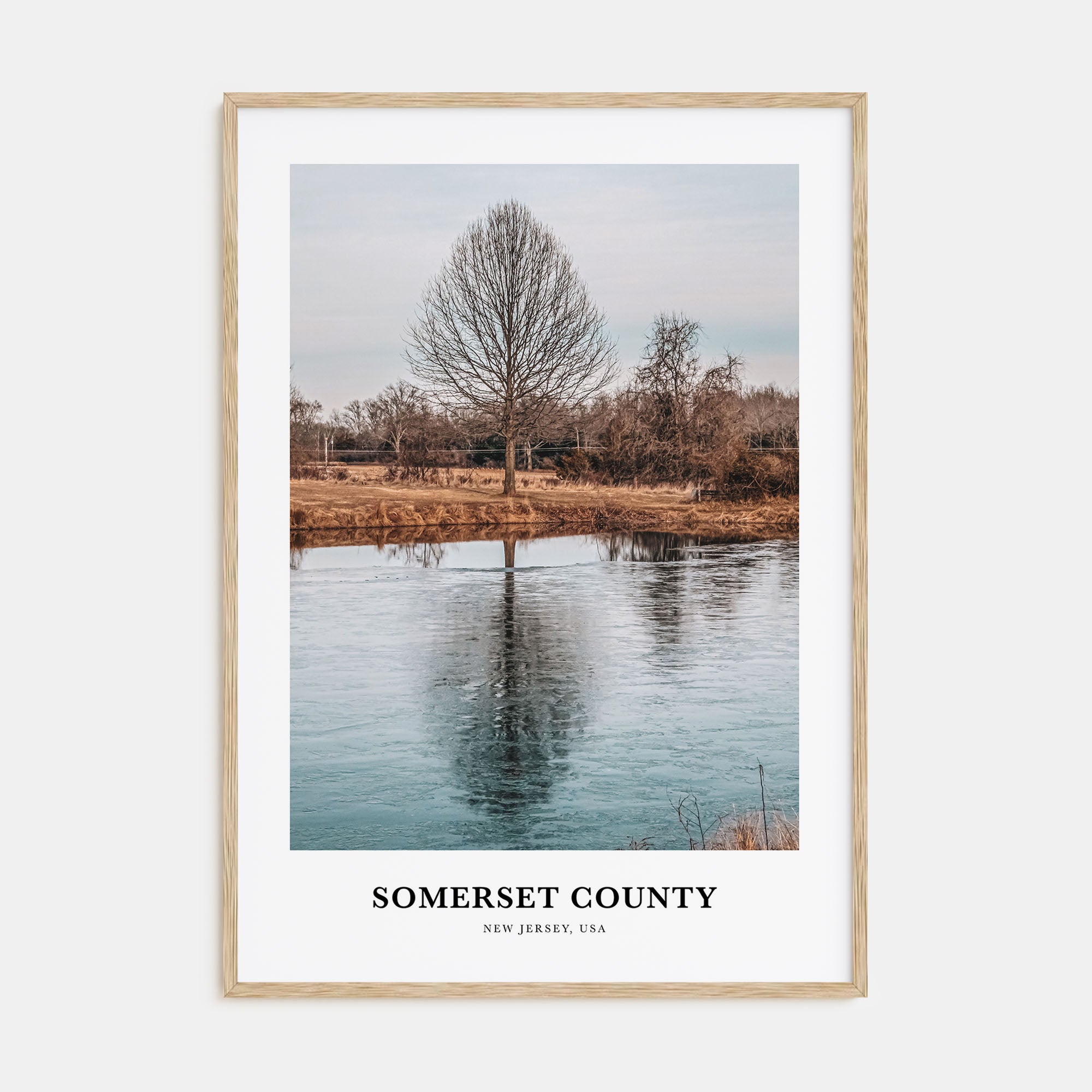 Somerset County Portrait Color Poster