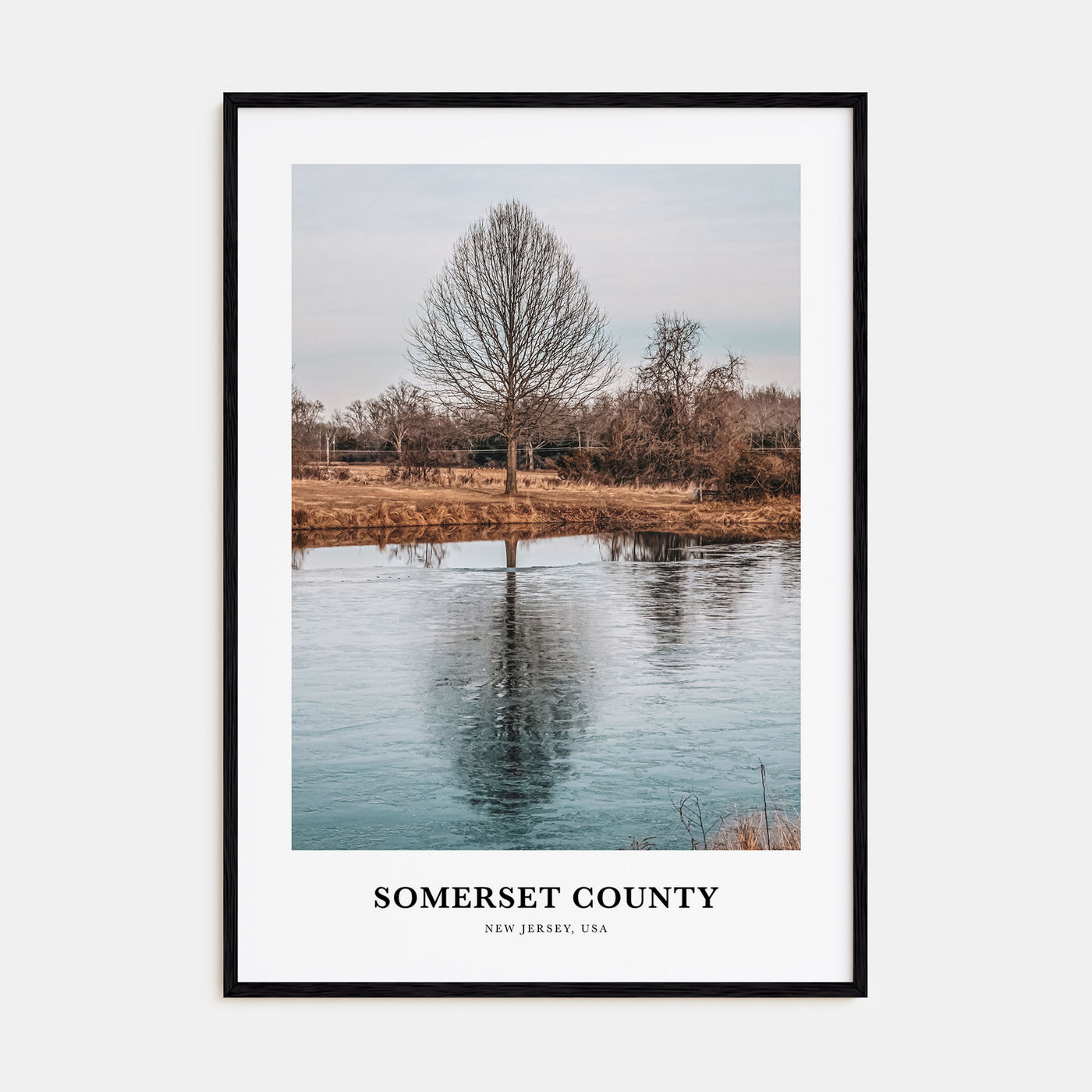 Somerset County Portrait Color Poster
