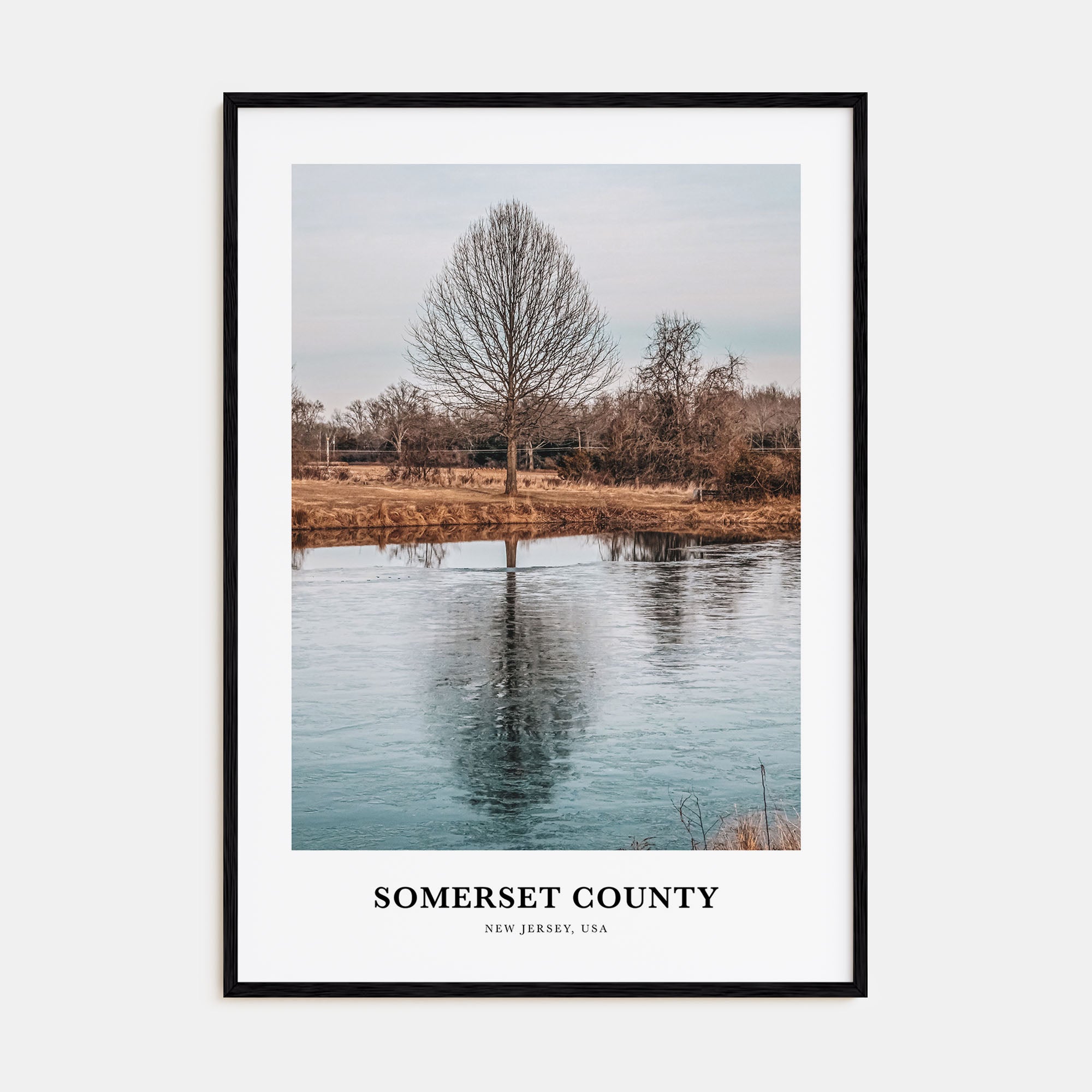 Somerset County Portrait Color Poster