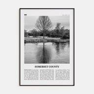 Somerset County Travel B&W Poster