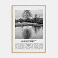 Somerset County Travel B&W Poster