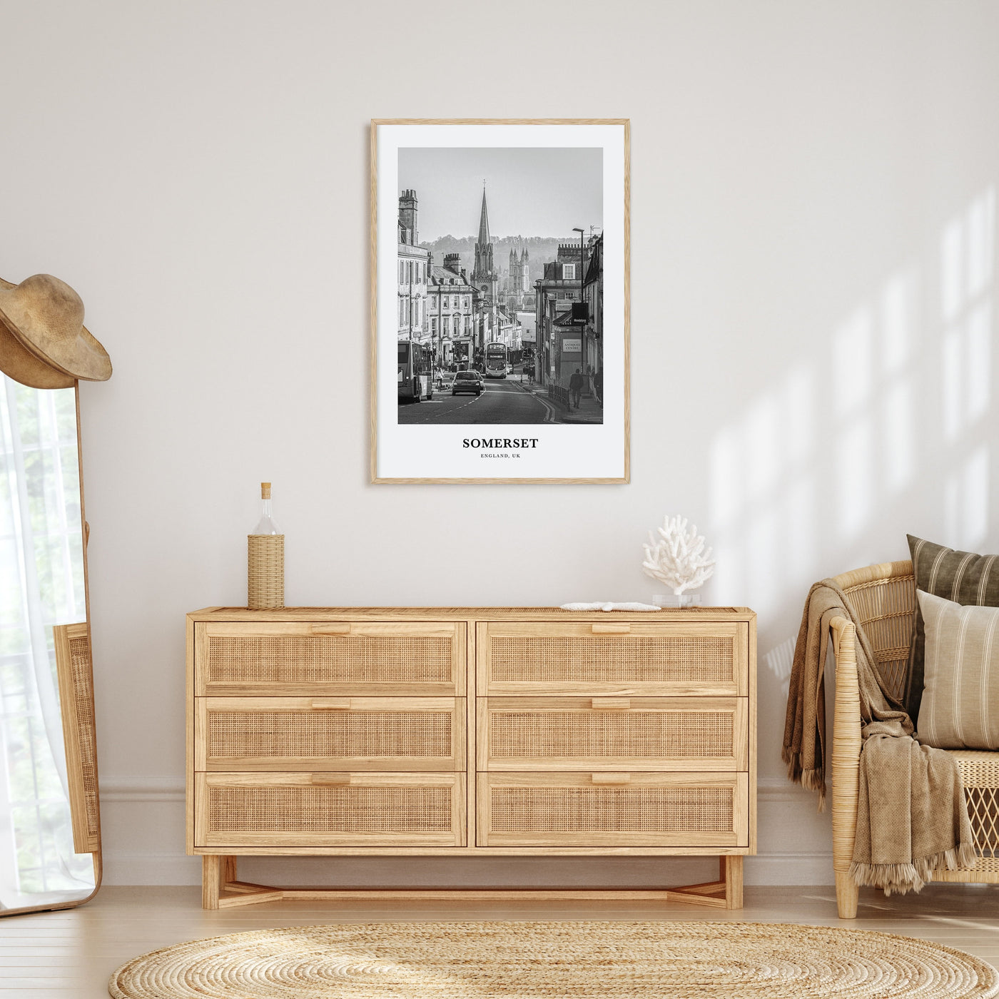 Somerset Portrait B&W Poster