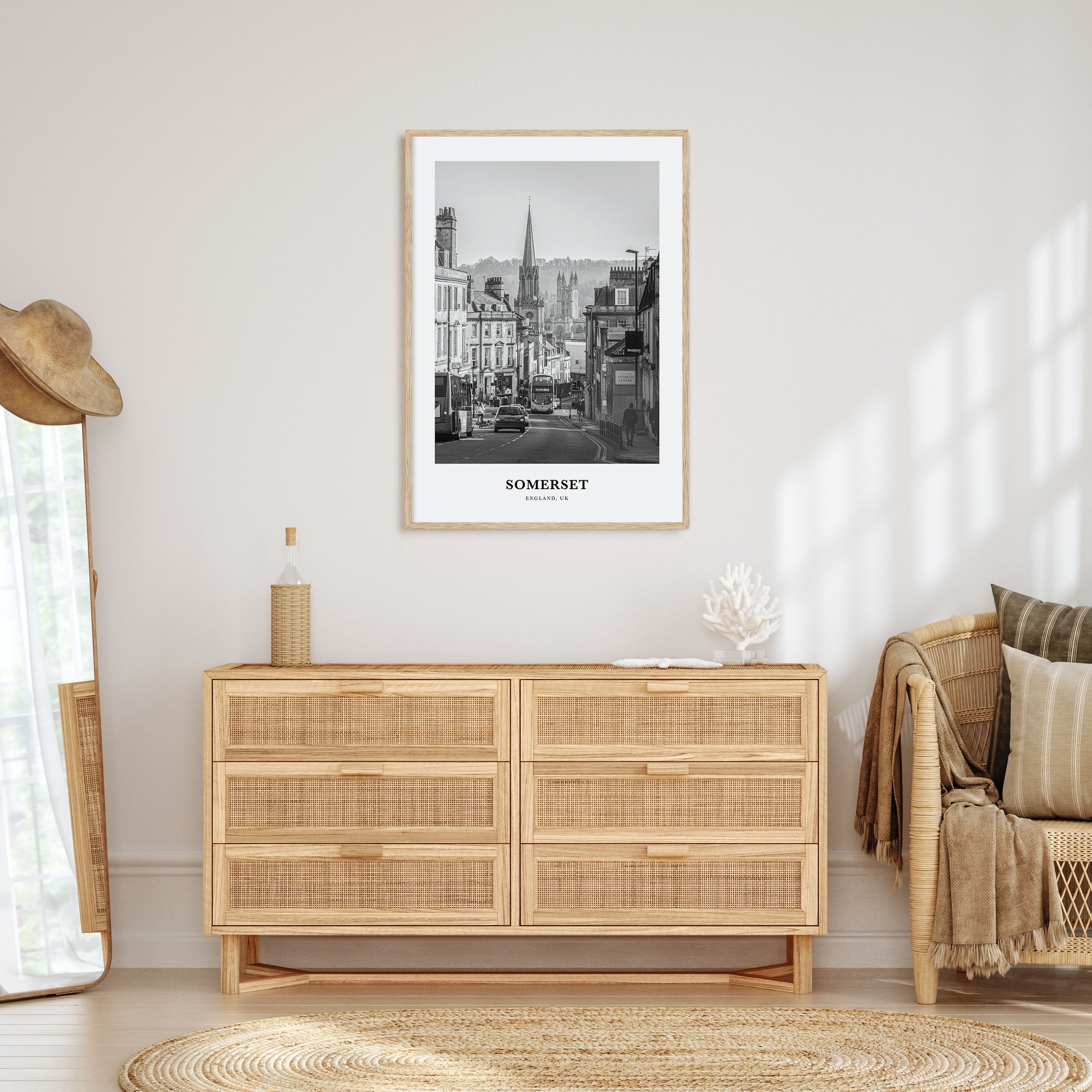 Somerset Portrait B&W Poster