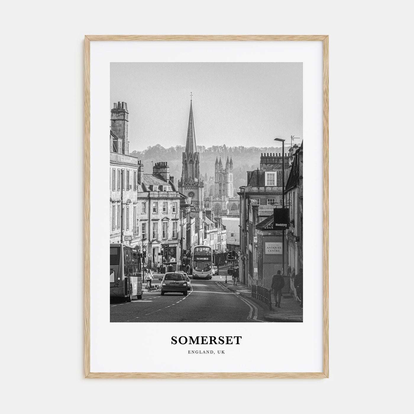 Somerset Portrait B&W Poster