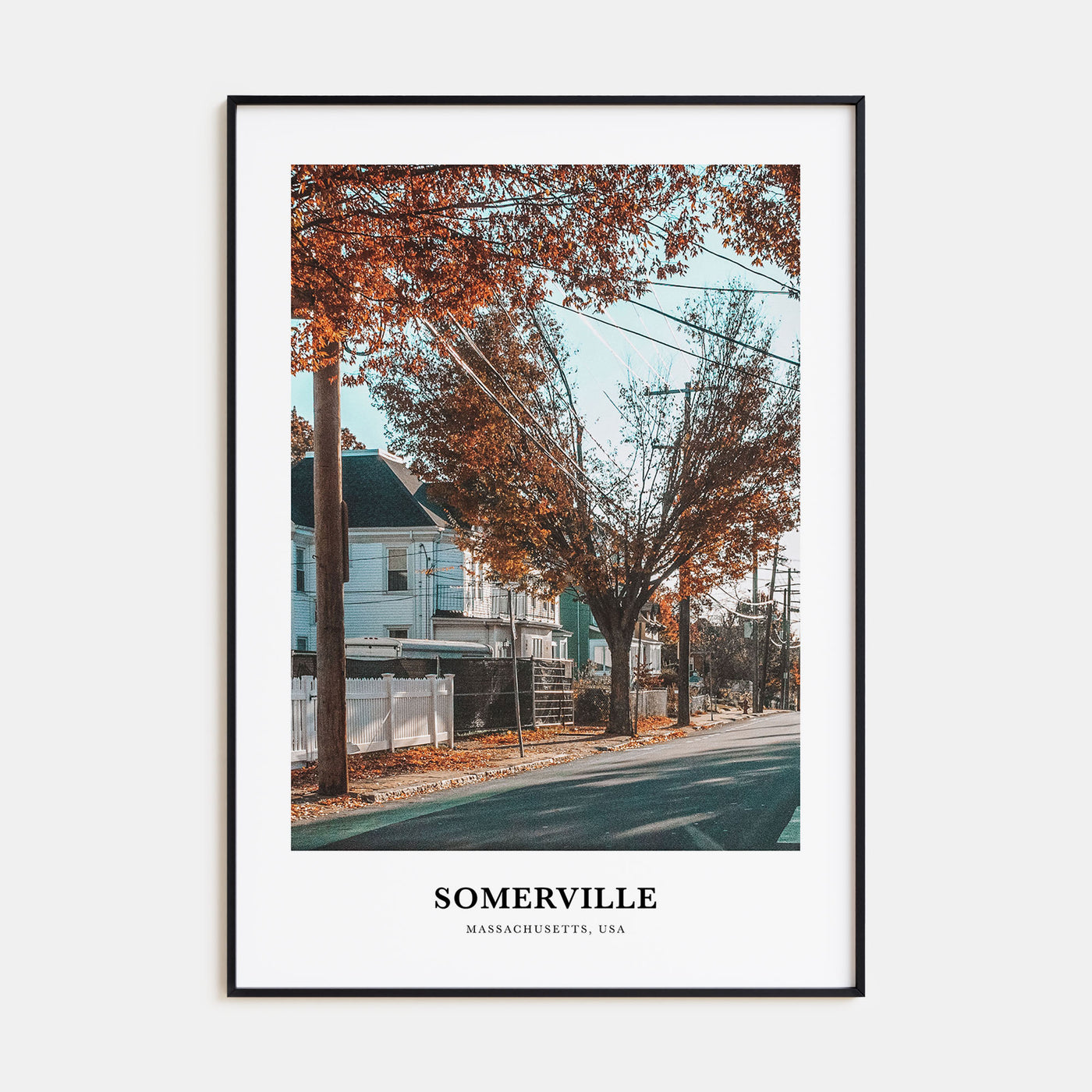 Somerville Portrait Color Poster