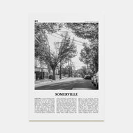 Somerville Travel B&W Poster