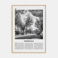 Somerville Travel B&W Poster