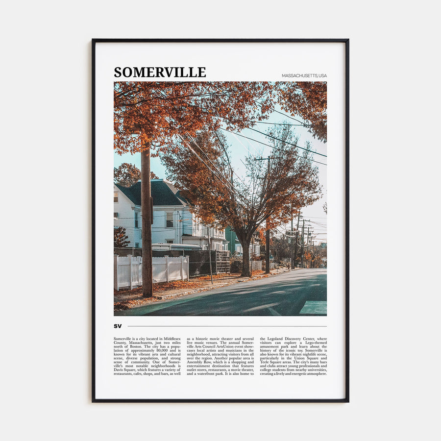 Somerville Travel Color Poster