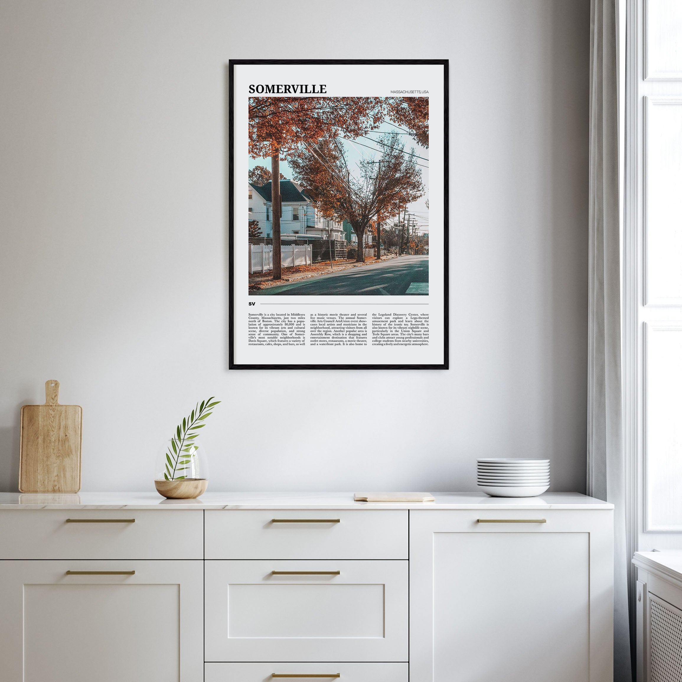 Somerville Travel Color Poster