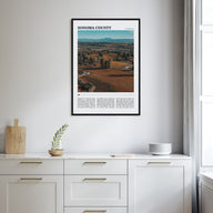 Sonoma County Travel Color Poster