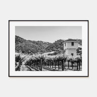 Sonoma Landscape B&W Poster