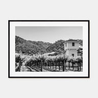 Sonoma Landscape B&W Poster