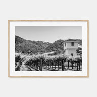 Sonoma Landscape B&W Poster