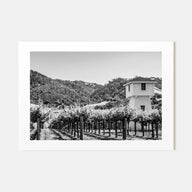 Sonoma Landscape B&W Poster