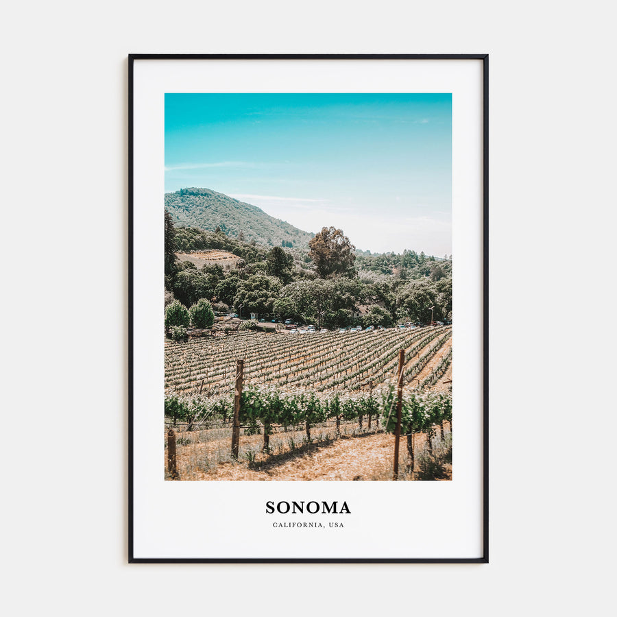 Sonoma Portrait Color Poster