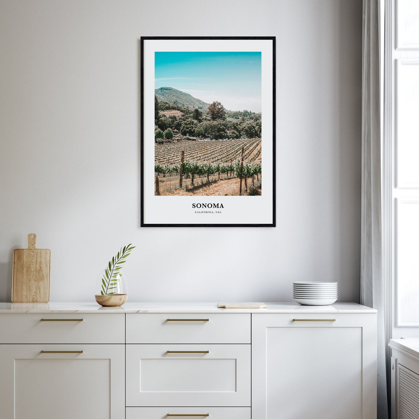 Sonoma Portrait Color Poster
