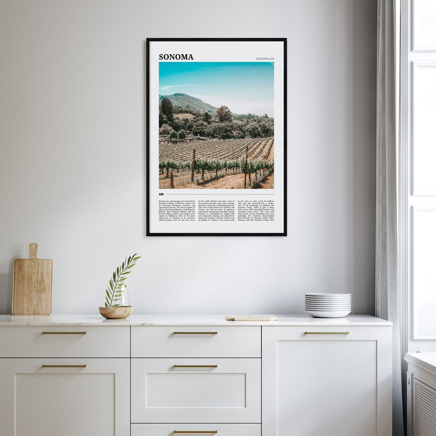 Sonoma Travel Color Poster