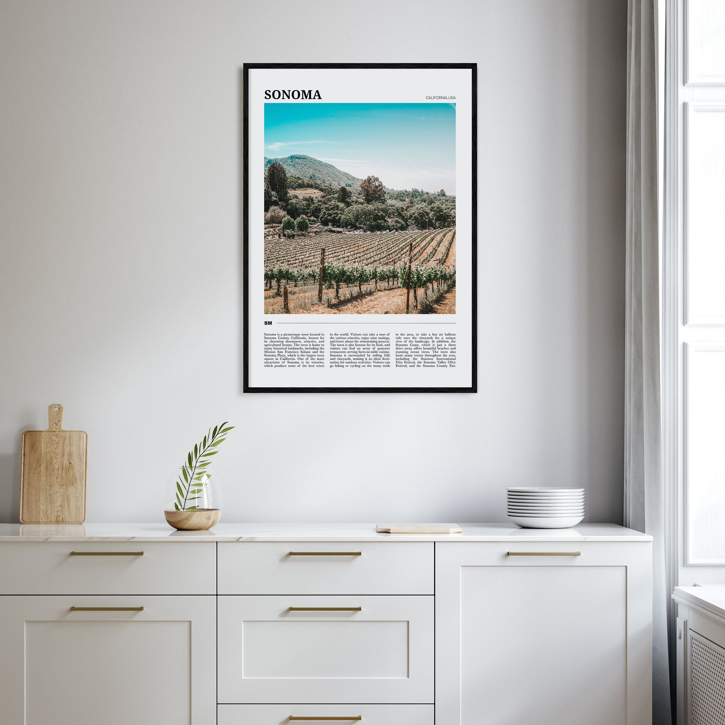 Sonoma Travel Color Poster