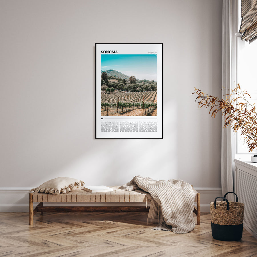 Sonoma Travel Color Poster