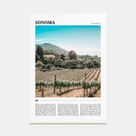 Sonoma Travel Color Poster