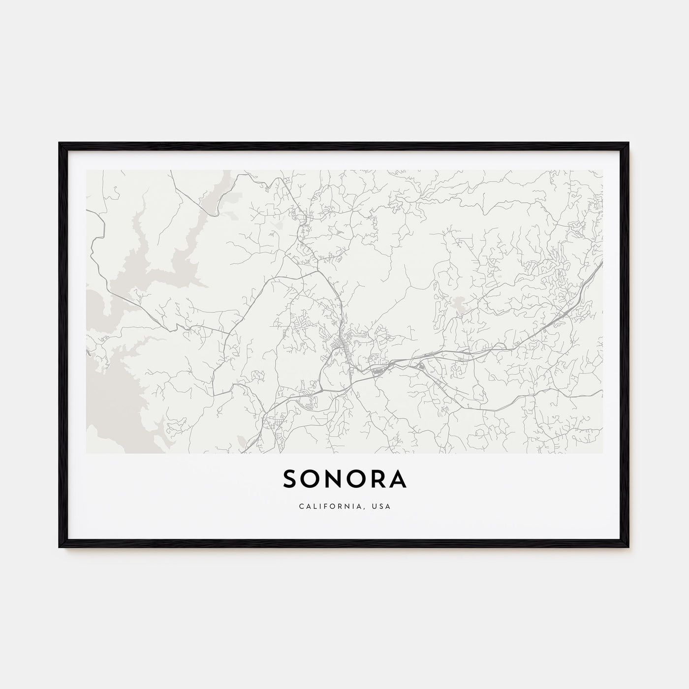 Sonora Map Landscape Poster