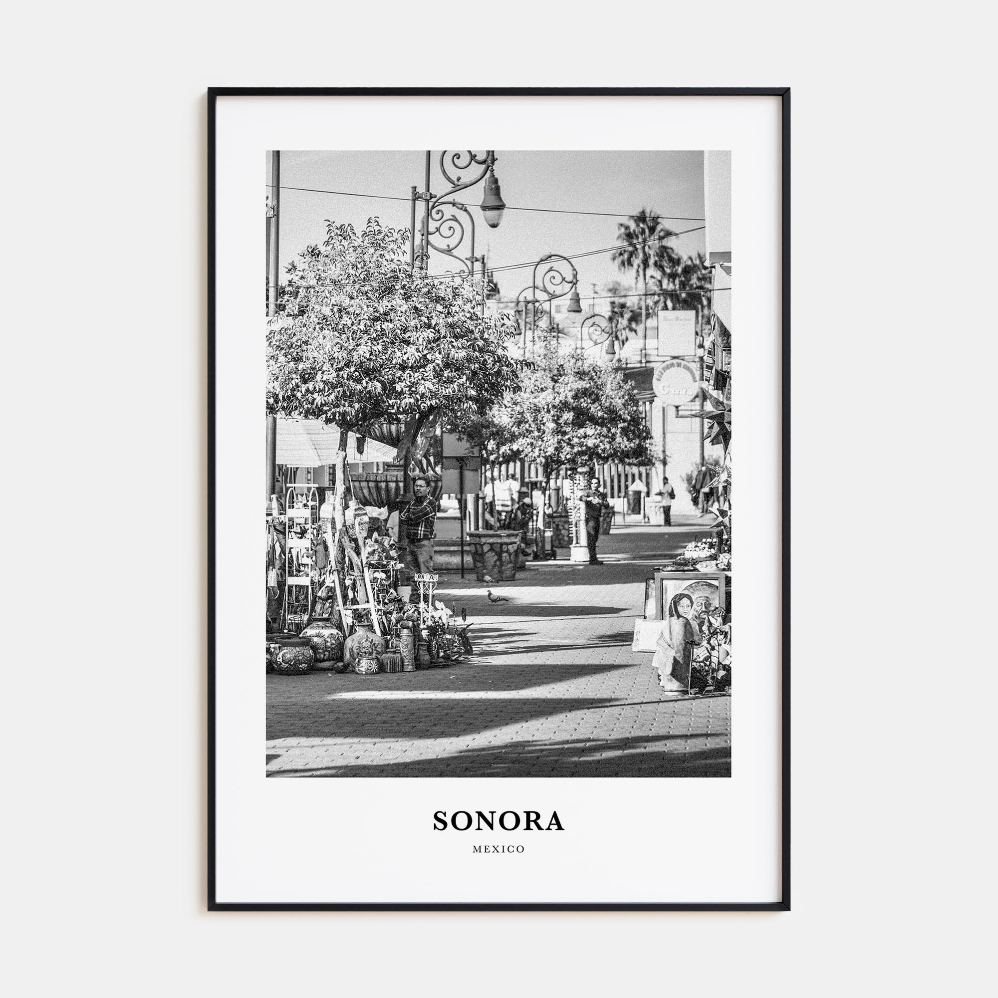 Sonora Portrait B&W Poster
