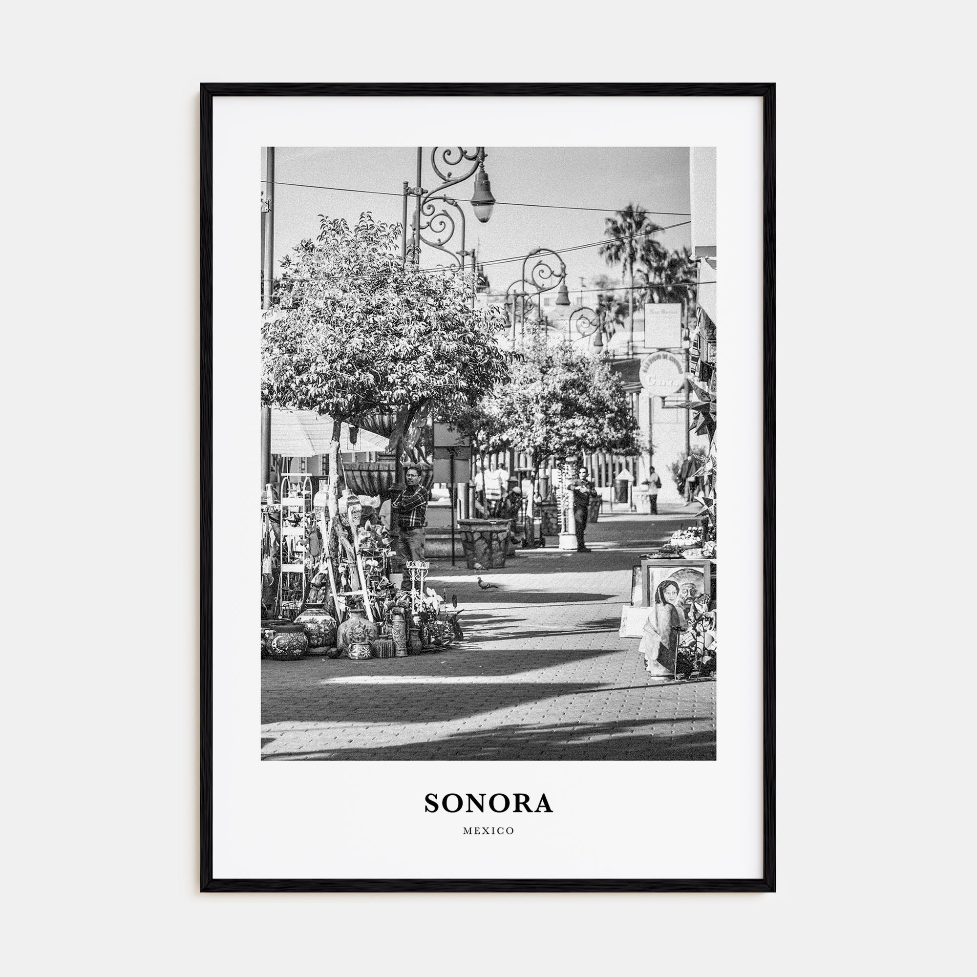 Sonora Portrait B&W Poster