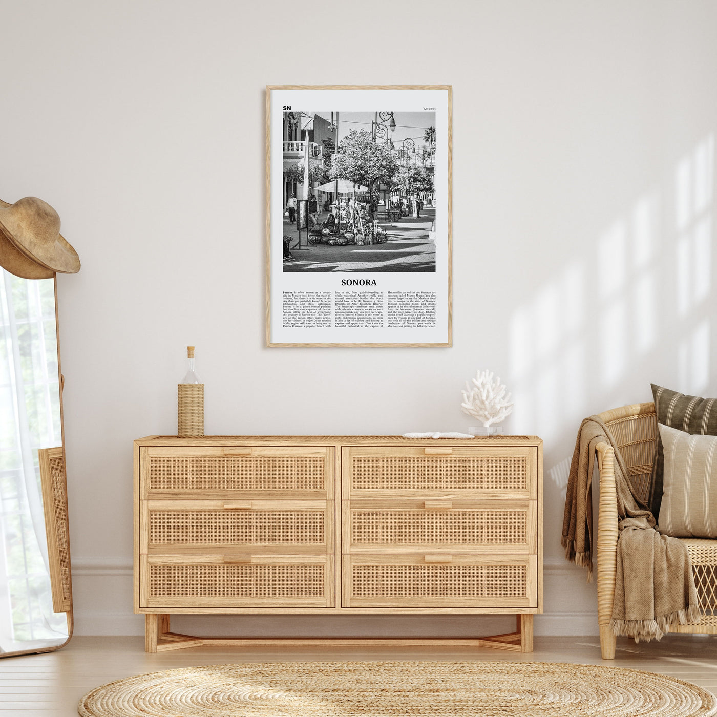 Sonora Travel B&W Poster