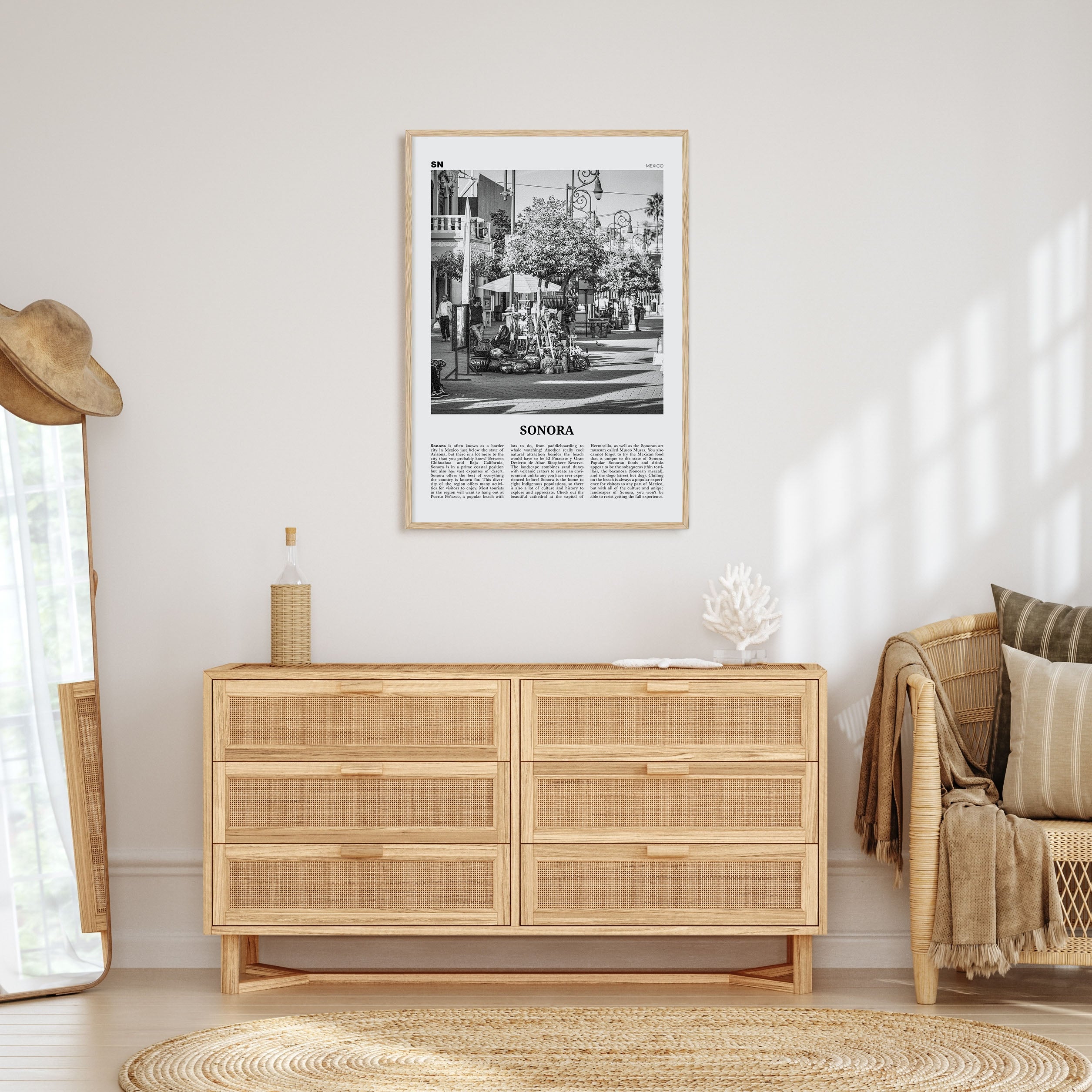 Sonora Travel B&W Poster